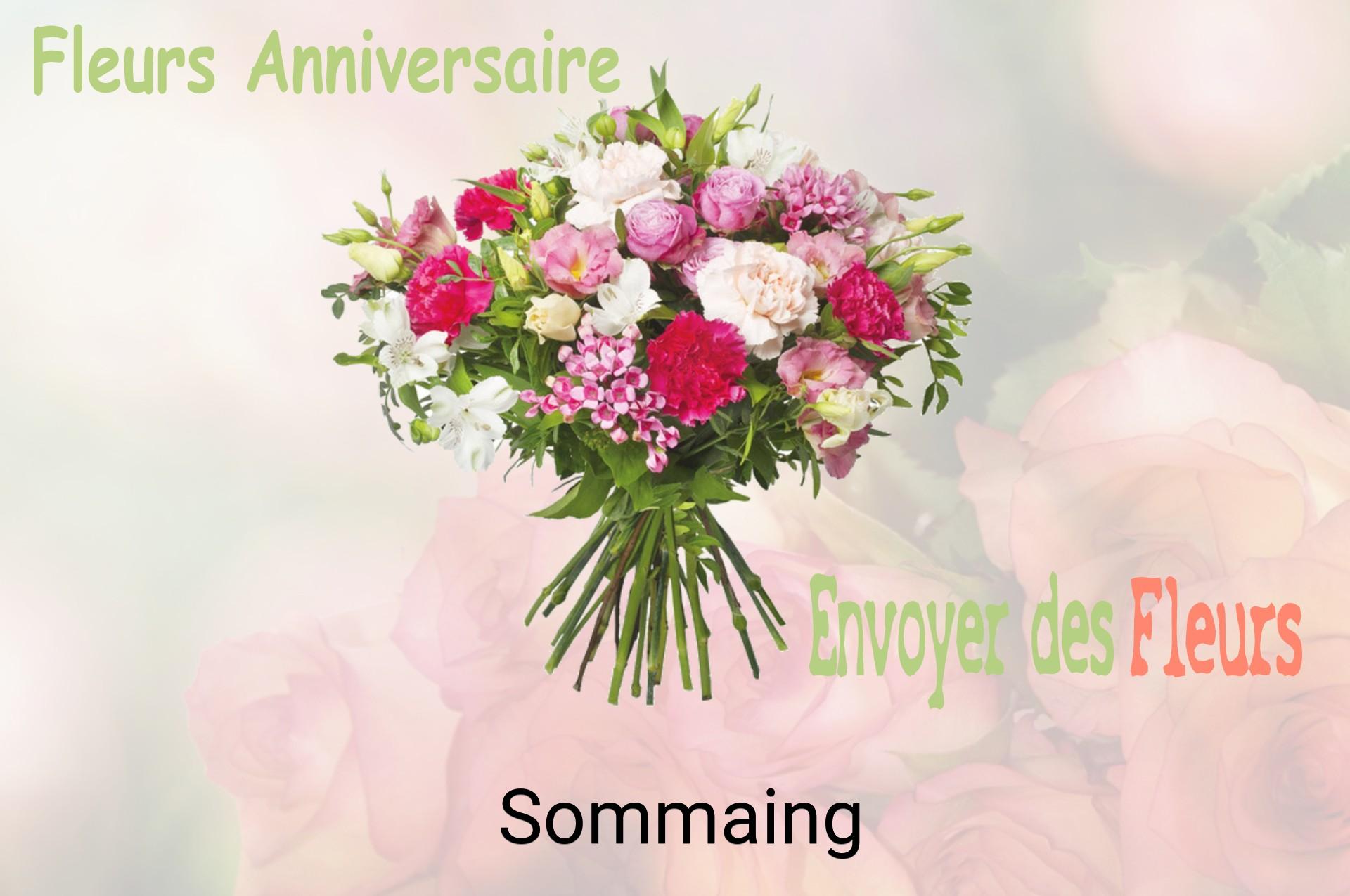 Bouquet de fleurs d’anniversaire livré à Sommaing